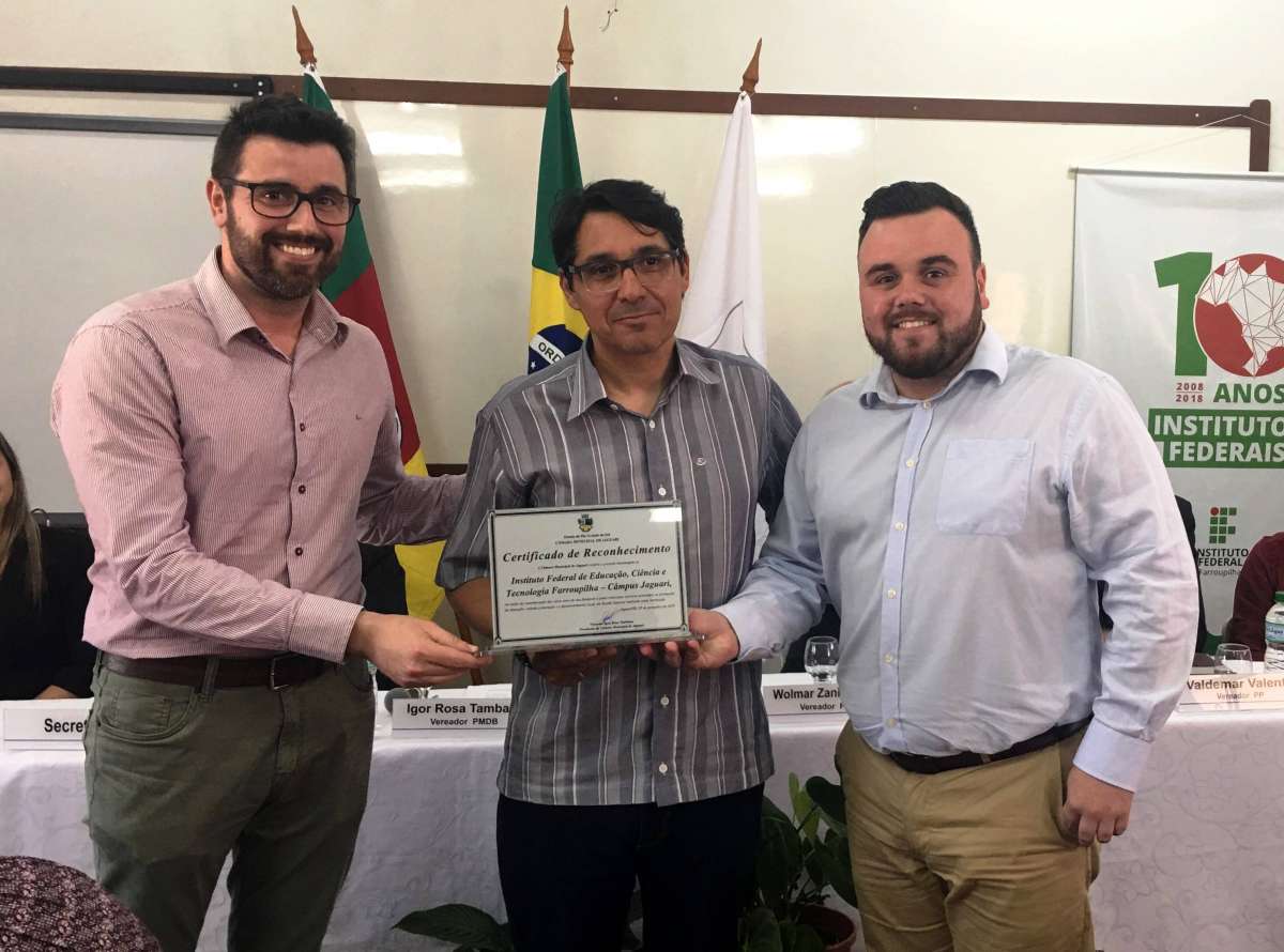 Sessão Especial em Homenagem ao Instituto Federal Farroupilha